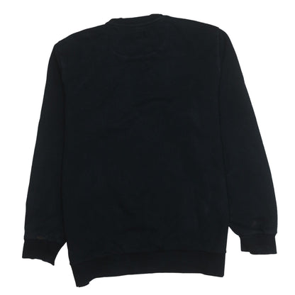 Converse Mens Black 2XL Crew Neck Pullover Sweatshirt