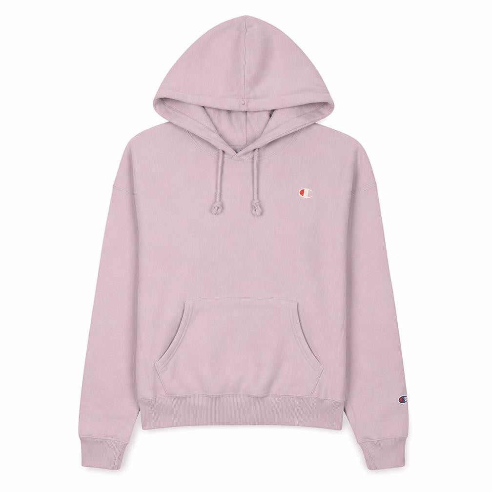 Champion Womens Lilac Reverse Weave Pullover Hoodie Large