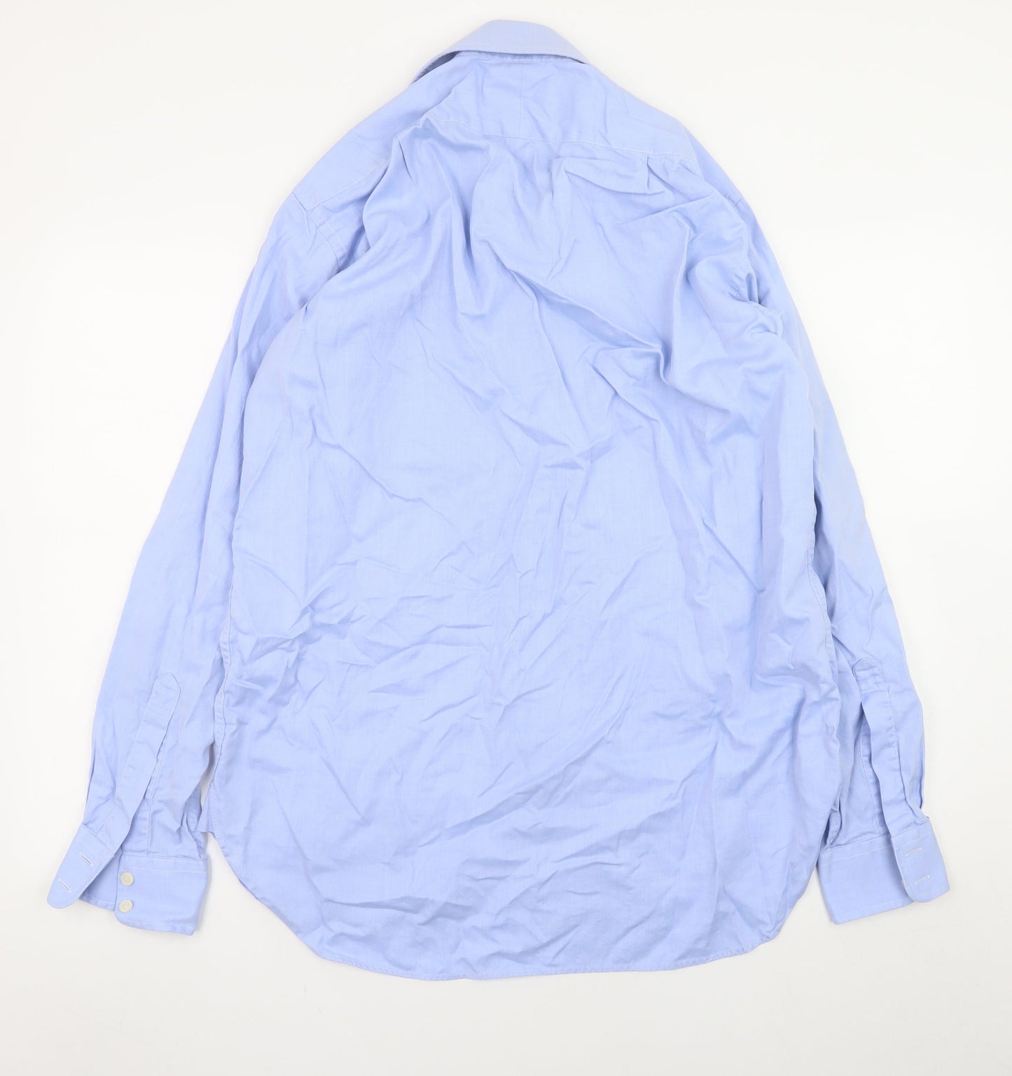 Charles Tyrwhitt Men’s Blue Classic Fit Long Sleeve Dress Shirt Size 16/36