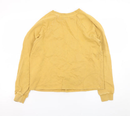 Disney Womens Yellow Chip 'n' Dale Pullover Sweatshirt UK S