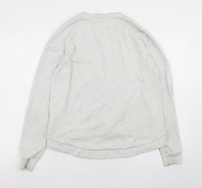 Ted Baker Women Grey Pullover Sweatshirt Size 10 Viscose Blend