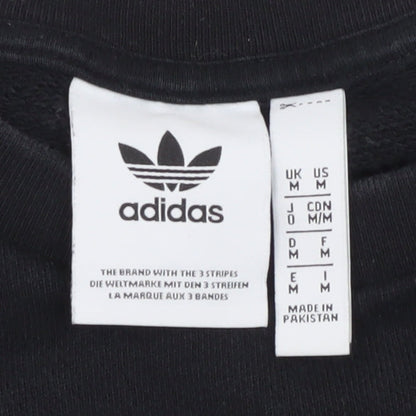 Adidas Men's Black Crew Neck Pullover Sweatshirt Size M