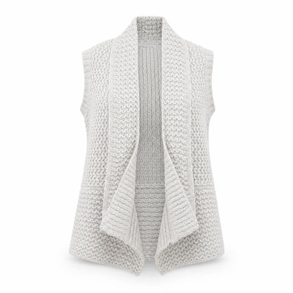 Marks & Spencer Women's Grey Sleeveless Knit Vest UK 12