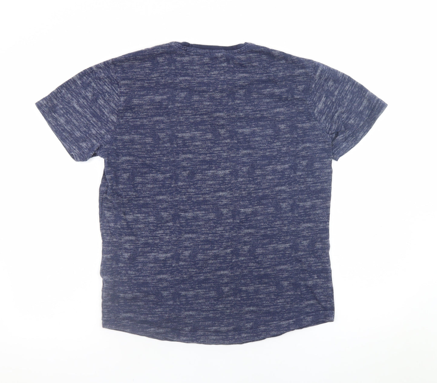 TeamSpirit Men's Blue Graphic Sports T-Shirt Medium