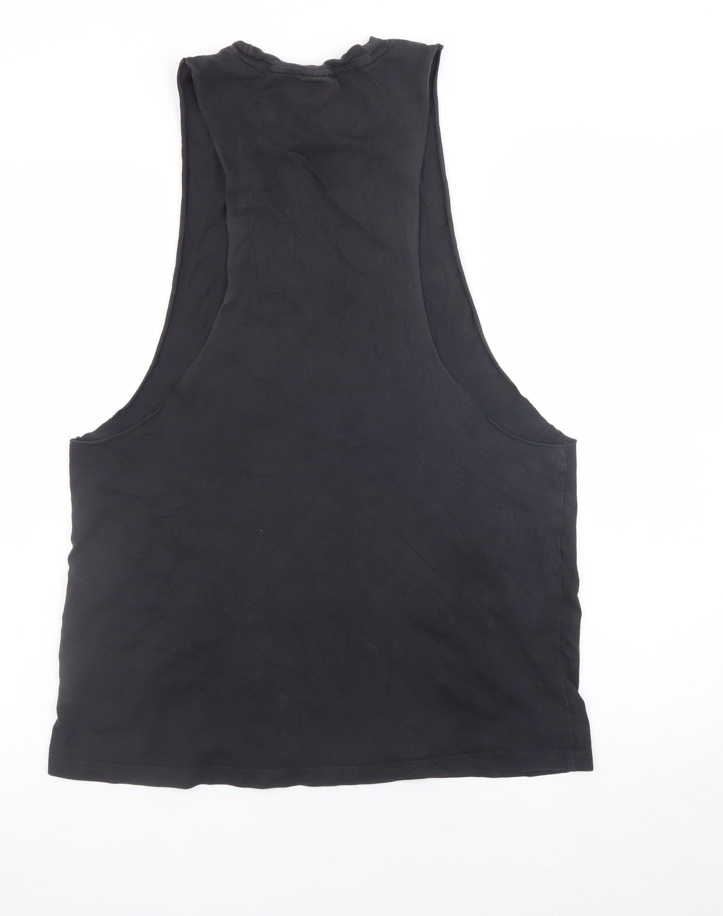 Gymshark Men’s Black Sleeveless Crew Neck Athletic T-Shirt M