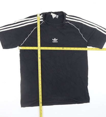 Adidas Men's Black Short Sleeve Crew Neck Cotton T-Shirt Size S