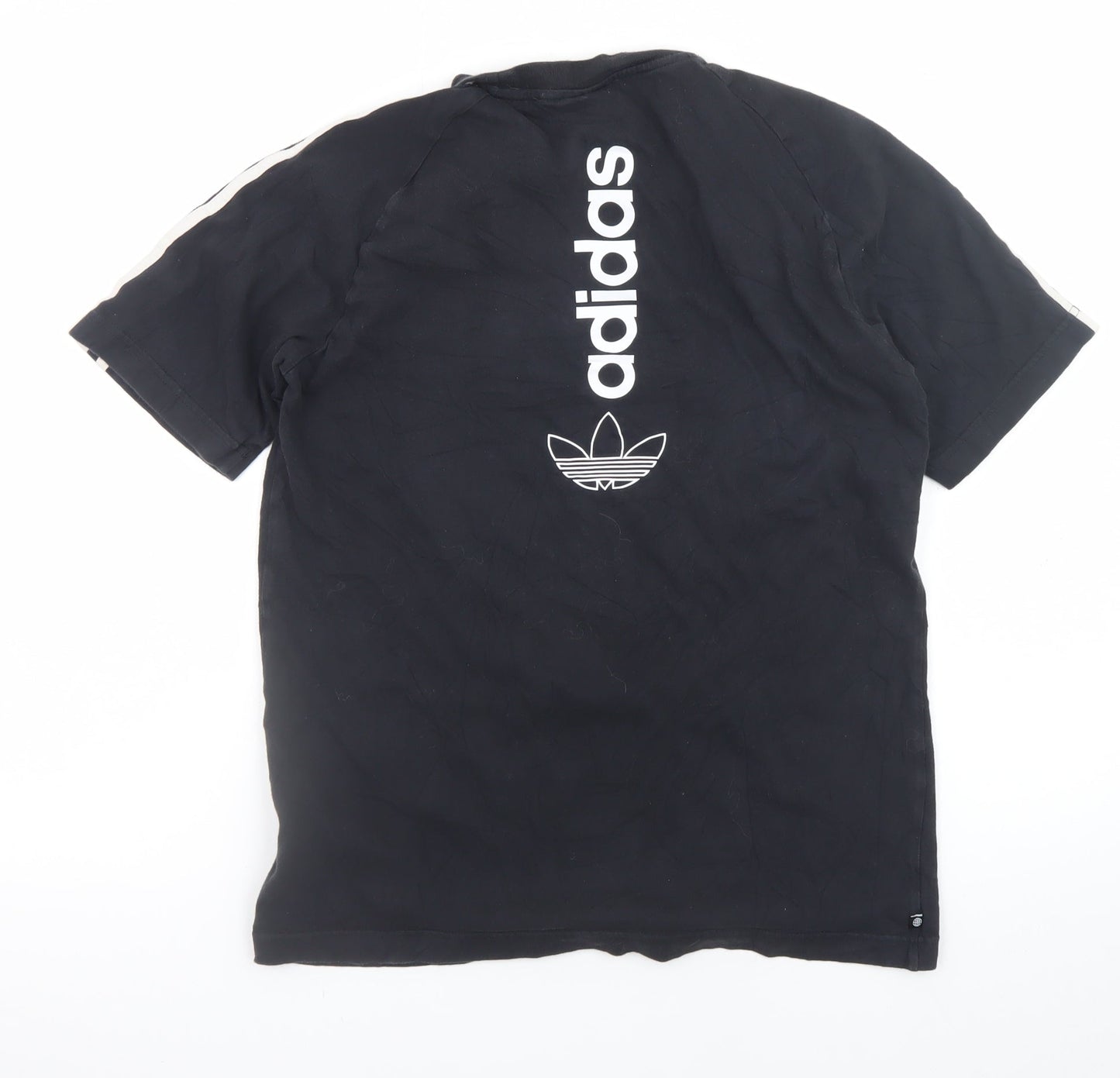 Adidas Men's Black Short Sleeve Crew Neck Cotton T-Shirt Size S