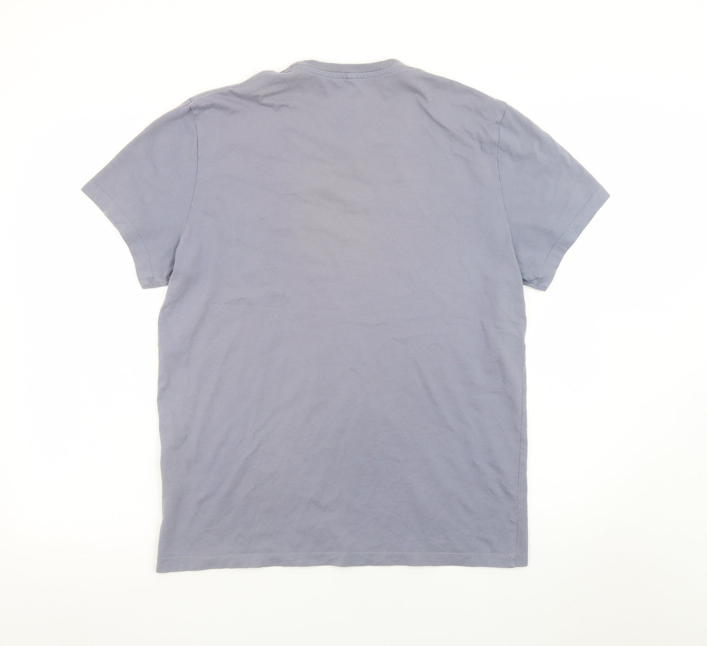Jack Wills Men's Grey Crew Neck Cotton T-Shirt Size L
