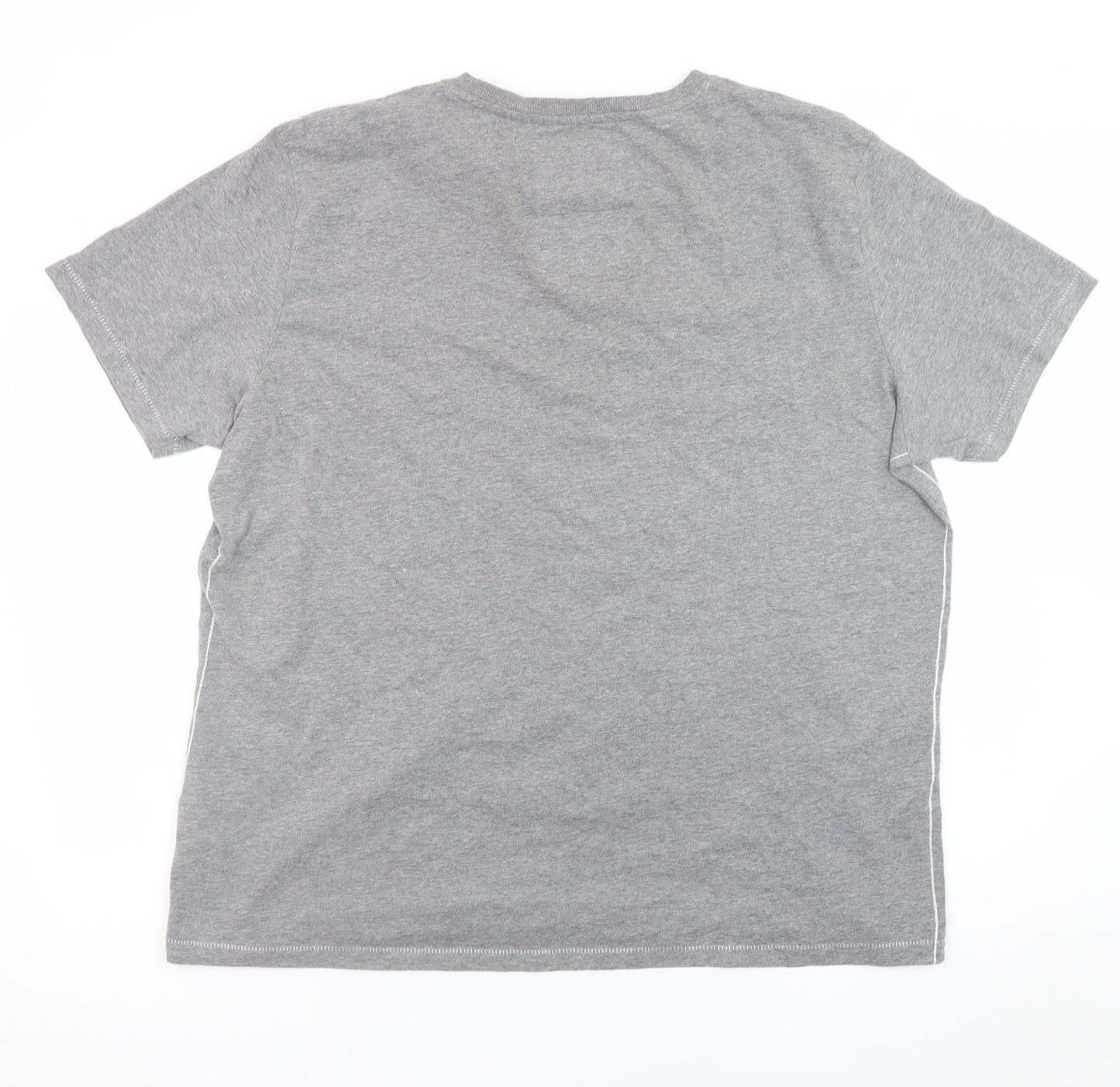 Brooklyn & Fox Men's Grey Vintage Graphic T-Shirt 2XL Classic Fit