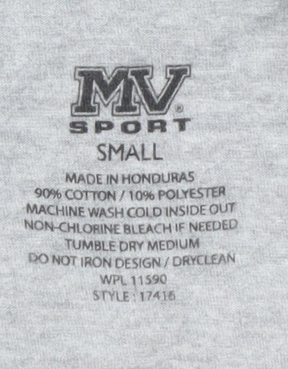 MV Sport Women's Grey U.S. Naval Academy Graphic T-Shirt Size Small