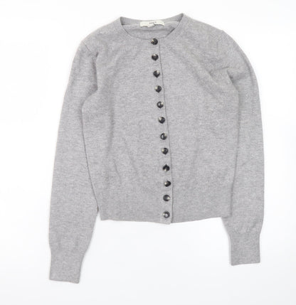 Marks and Spencer Women's Grey XS Cardigan Wool Blend