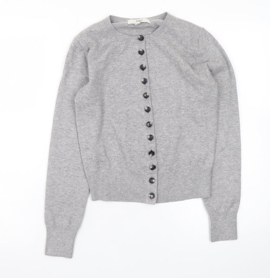 Marks and Spencer Women's Grey XS Cardigan Wool Blend