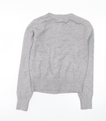 Marks and Spencer Women's Grey XS Cardigan Wool Blend
