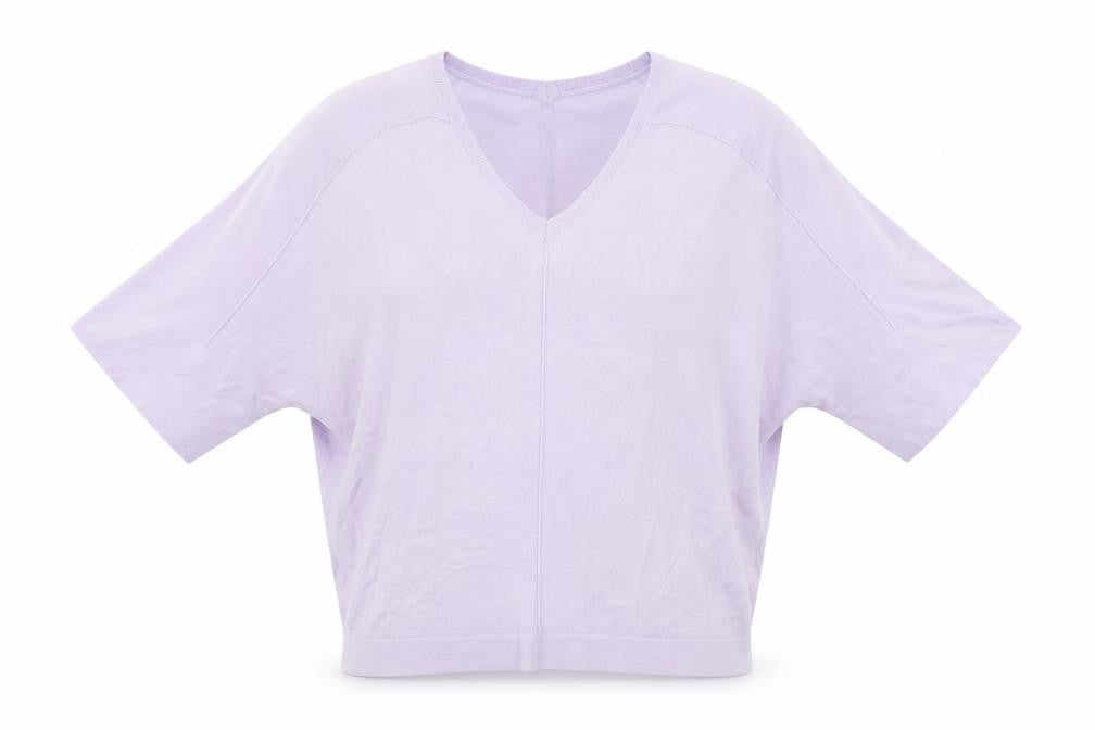 Next Women’s Lilac V-Neck Relaxed Fit Jumper Size M