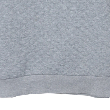 NFL Team Apparel Grey Henley Sweatshirt Unisex Adults L Collared Logo