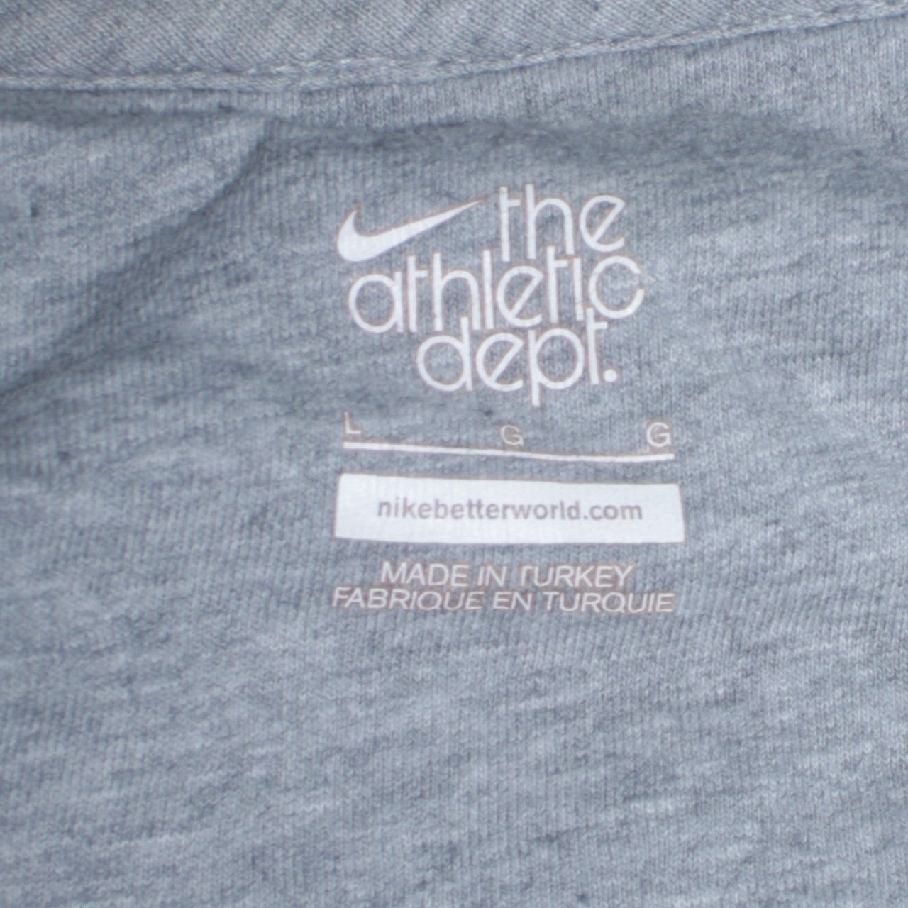 Nike Men's Black Full Zip Fleece Hoodie L Regular Fit