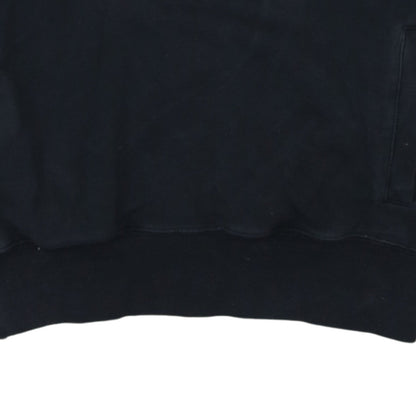 Champion Men's Black Pullover Hoodie Medium Logo Sportswear