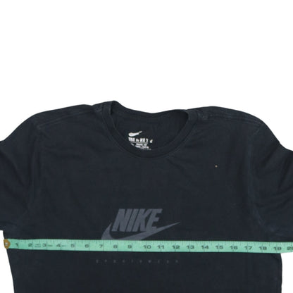 Nike Men's Black Crew Neck Athletic Fit T-Shirt Size M