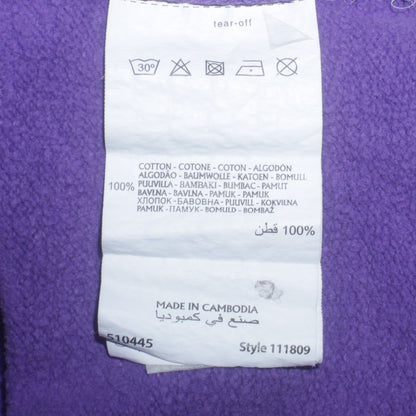 Champion Women Purple Small Pullover Hoodie Cotton Logo Casual