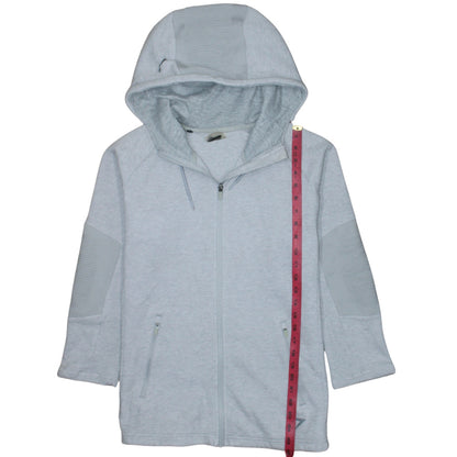Gymshark Men’s Grey Full Zip Athletic Hoodie Size S