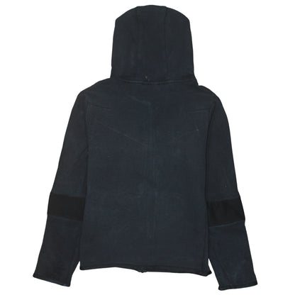 Nike Boys Black XL Full Zip Hoodie with Logo and Pockets