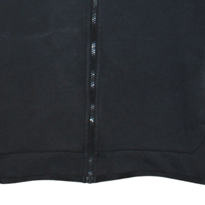 Nike Boys Black XL Full Zip Hoodie with Logo and Pockets
