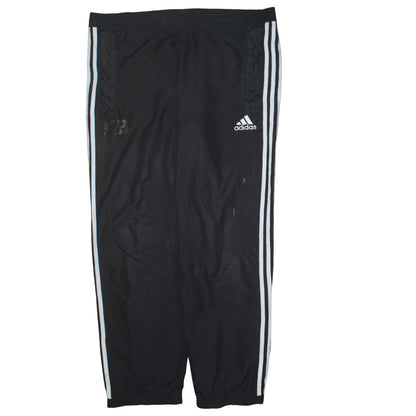 Adidas Men's Black L Track Pants Jogger Trousers Breathable Elastic Waist