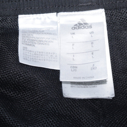 Adidas Men's Black L Track Pants Jogger Trousers Breathable Elastic Waist