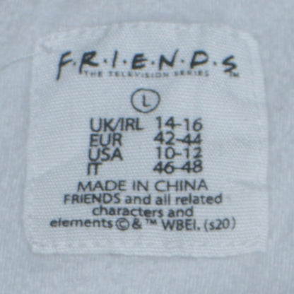 Primark Women Grey Friends Long Sleeve T-Shirt Nightshirt L