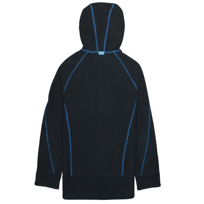 Adidas Women's Black Full Zip Hooded Fleece Jacket Size S