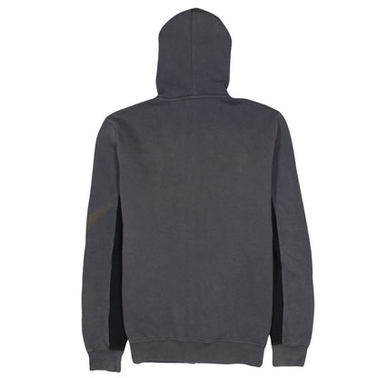 Champion Men's Grey Full Zip Logo Hoodie Sweatshirt Size S