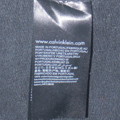 Calvin Klein Jeans Womens Black Small Logo Crew Neck Sweatshirt