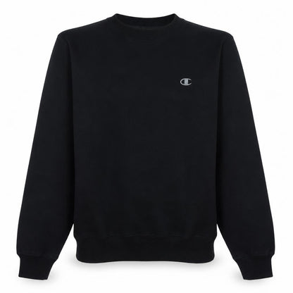 Champion Men's Black Medium Pullover Sweatshirt Crew Neck Fleece