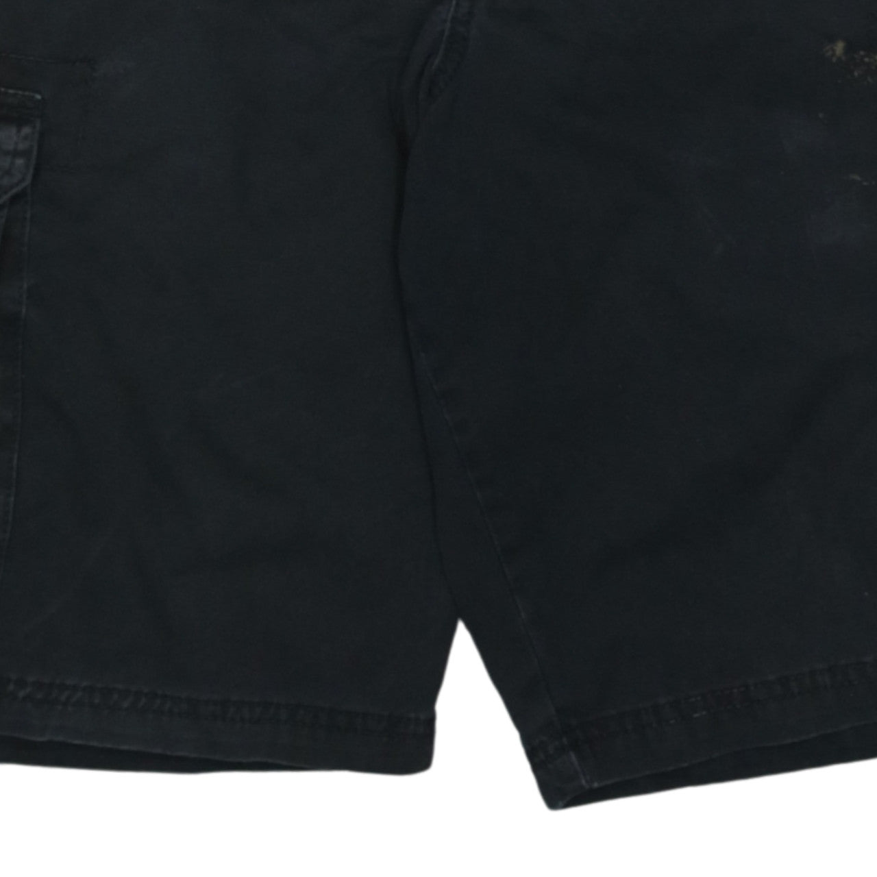 Lee Mens Black Cargo Shorts Size 34 Regular Fit Cotton Casual