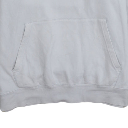 Nike Men's White Pullover Hoodie L Fleece Regular Fit Sportswear