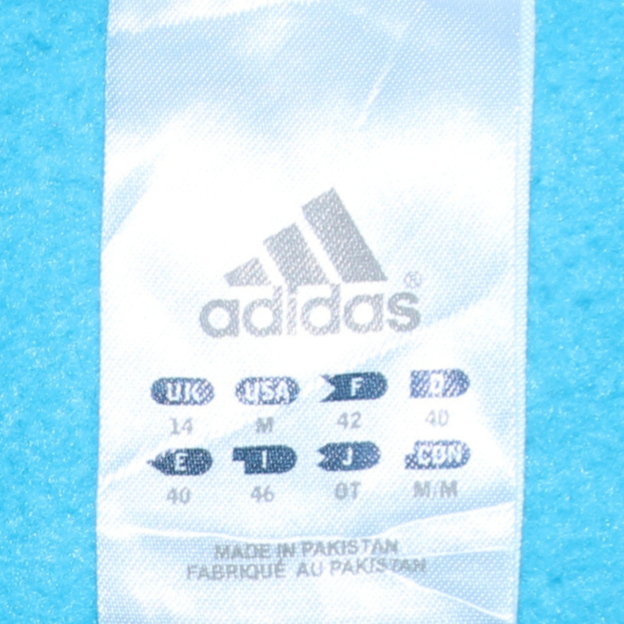 Adidas Women Blue Full Zip Hoodie Size 14 Hooded Sweatshirt