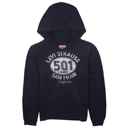 Levi's Boys Blue Graphic Pullover Hoodie Size 12 Years