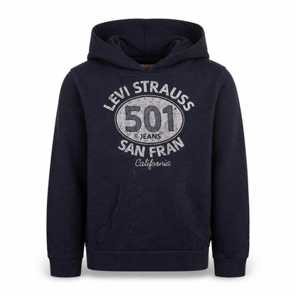 Levi's Boys Blue Graphic Pullover Hoodie Size 12 Years