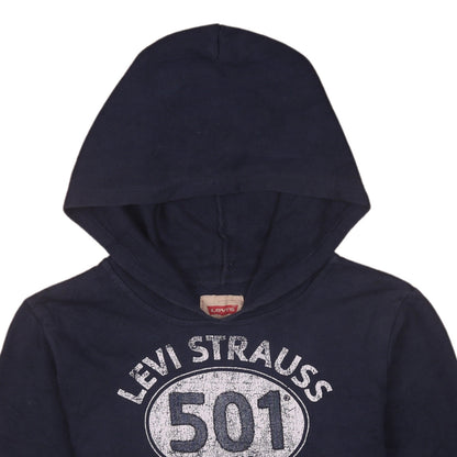 Levi's Boys Blue Graphic Pullover Hoodie Size 12 Years