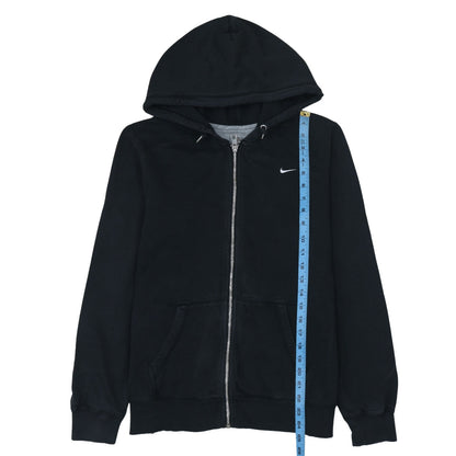 Nike Womens Black Full Zip Hoodie XL Cotton Blend Casual