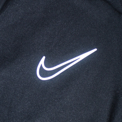 Nike Boys Black Dri-FIT 1/4 Zip Hooded Sweatshirt Size L 147–158cm
