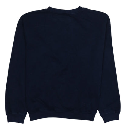 Fila Womens Navy Blue XL Crew Neck Pullover Sweatshirt