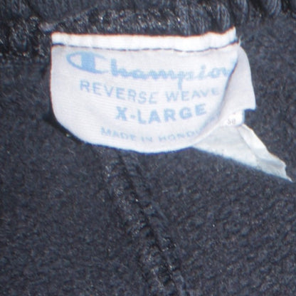 Champion Reverse Weave Black XL Men's Sweatpants Funny Print