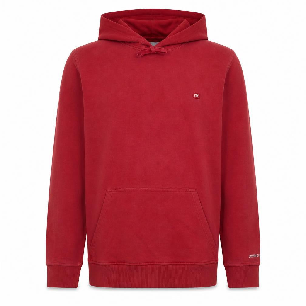 Calvin Klein Jeans Men's Red XL Pullover Hoodie