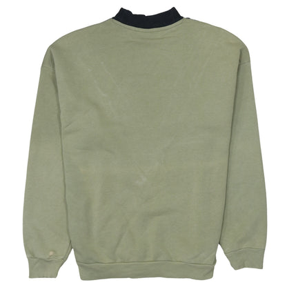 Adidas Women’s Green Sweatshirt Size 10 Crew Neck Retro Style