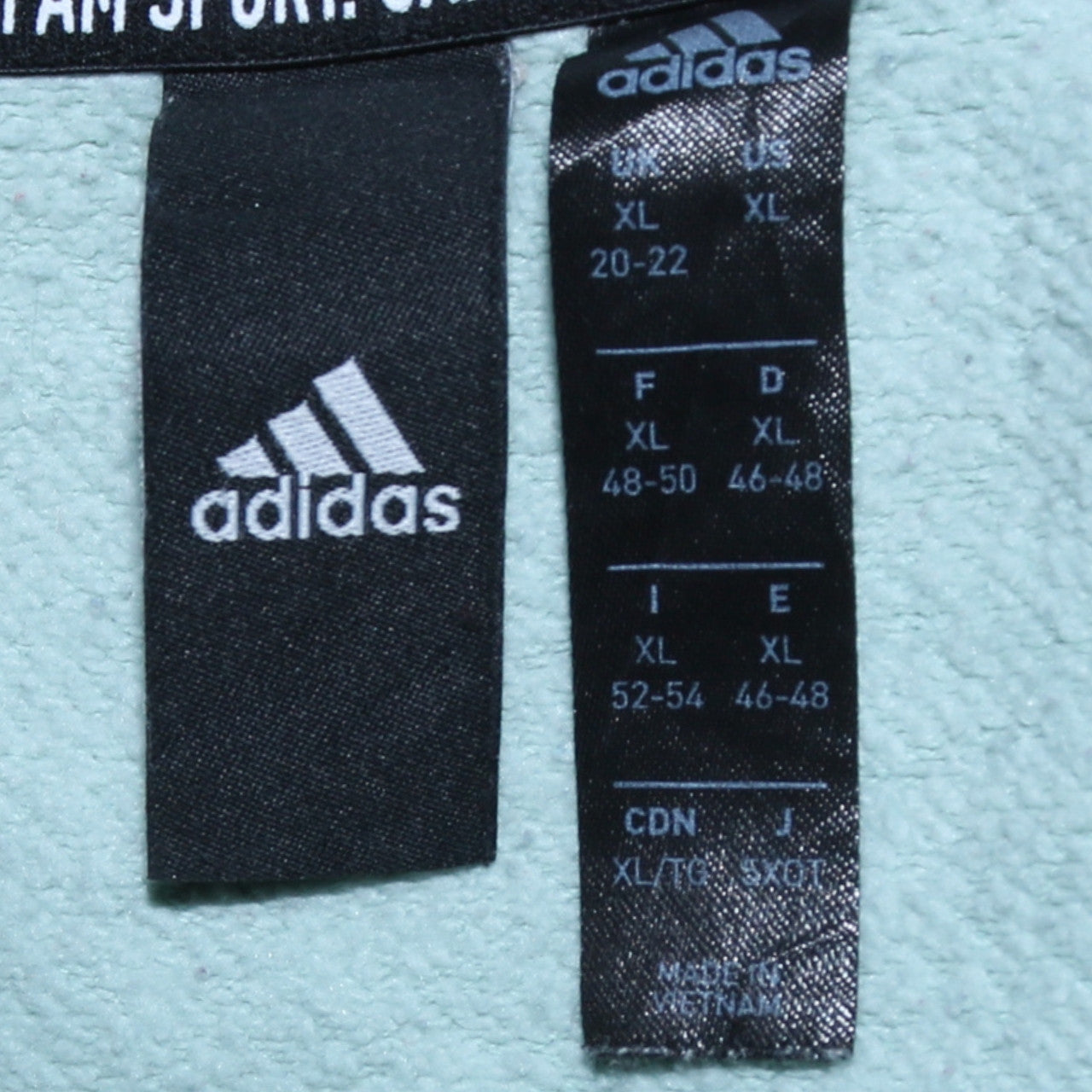 Adidas Womens Green XL Crew Neck Pullover Sweatshirt