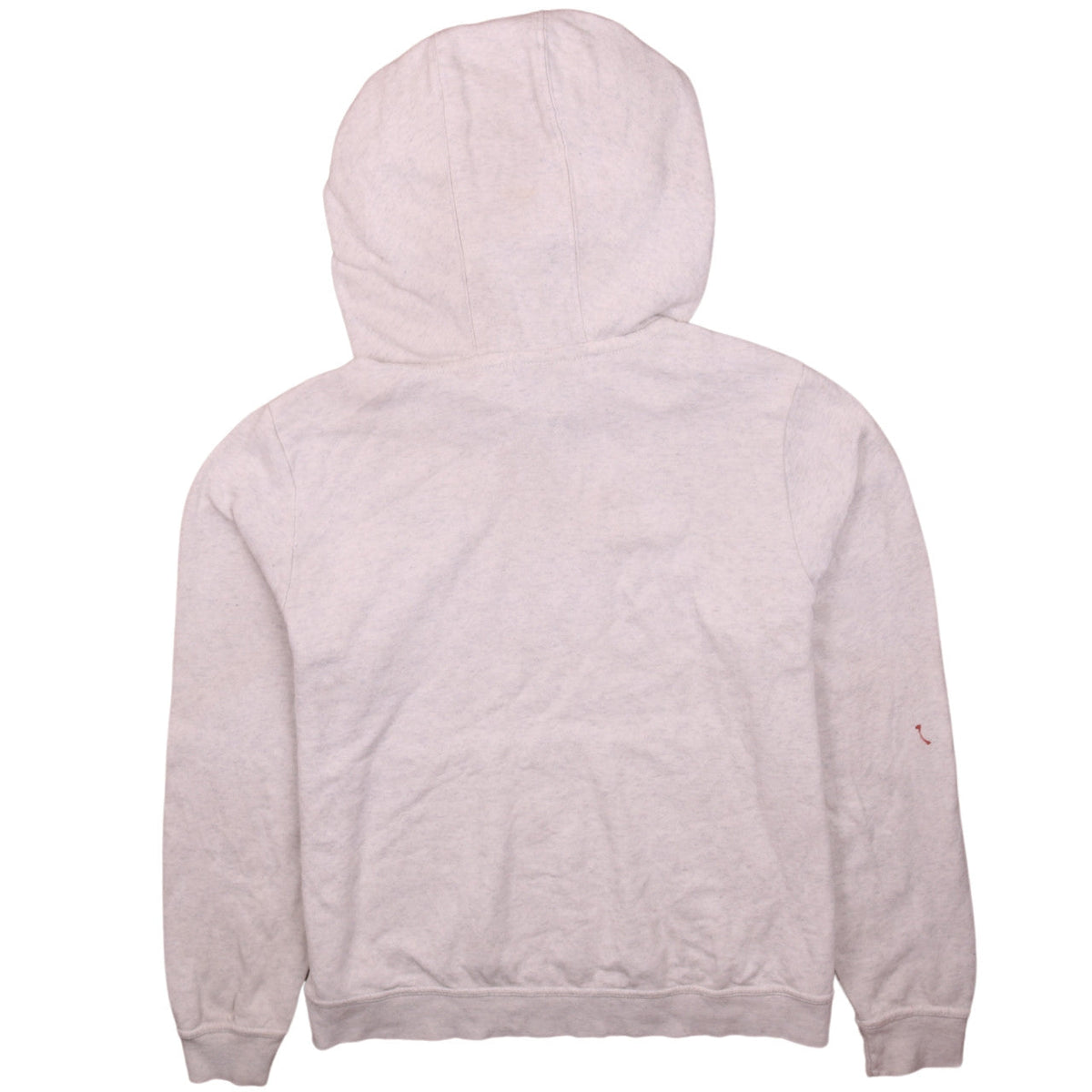 Nike Women Beige Pullover Hoodie Medium Cotton Blend Logo