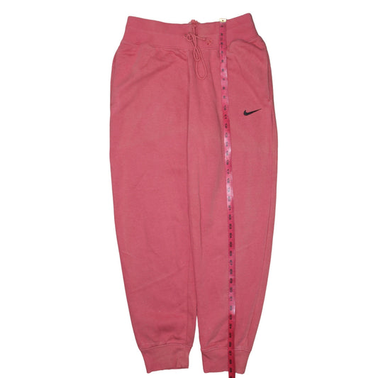 Nike Womens Pink Jogger Sweatpants M Fleece Cotton Blend