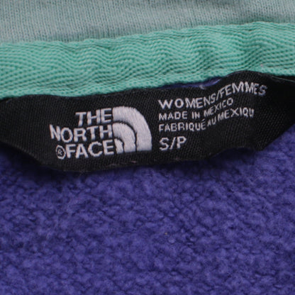 The North Face Womens Purple Pullover Hoodie Size S Cotton Blend
