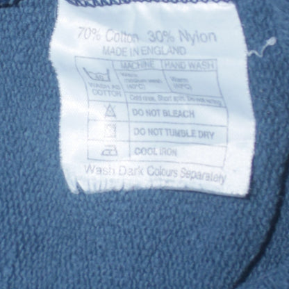 Reebok Men's Blue XL Aston Villa Pullover Sweatshirt Vintage Football Top